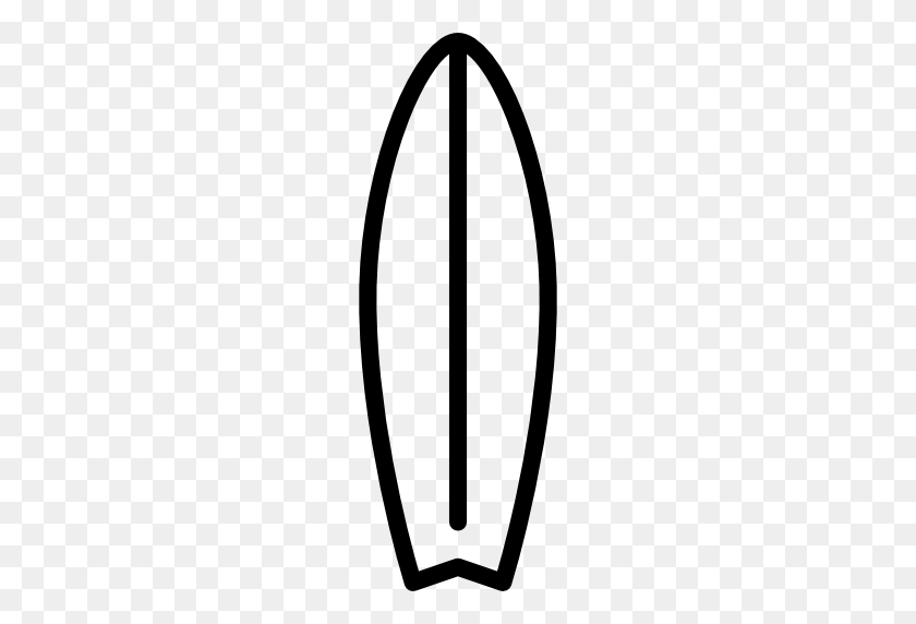 512x512 Surfboard With Line - Surfboard PNG