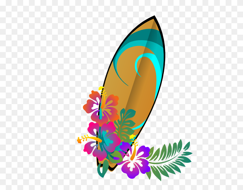 492x597 Surfer Clipart Hawaii - Hula Clipart