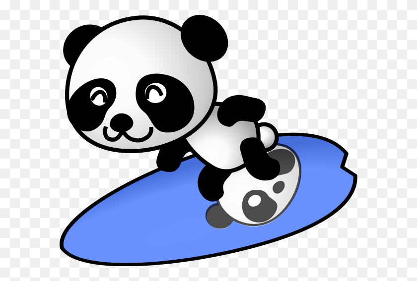 600x507 Panda Surfista Png Cliparts Descarga Gratuita