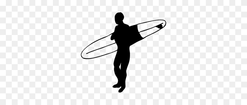 300x300 Surfing Stickers Surfing Decals - Surfer Clipart Black And White