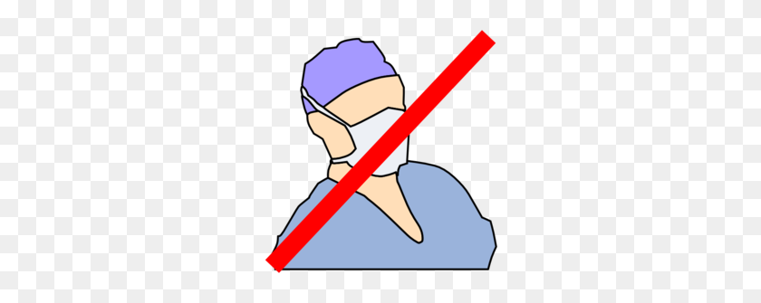 260x275 Surgical Mask Clipart - Face Mask Clipart