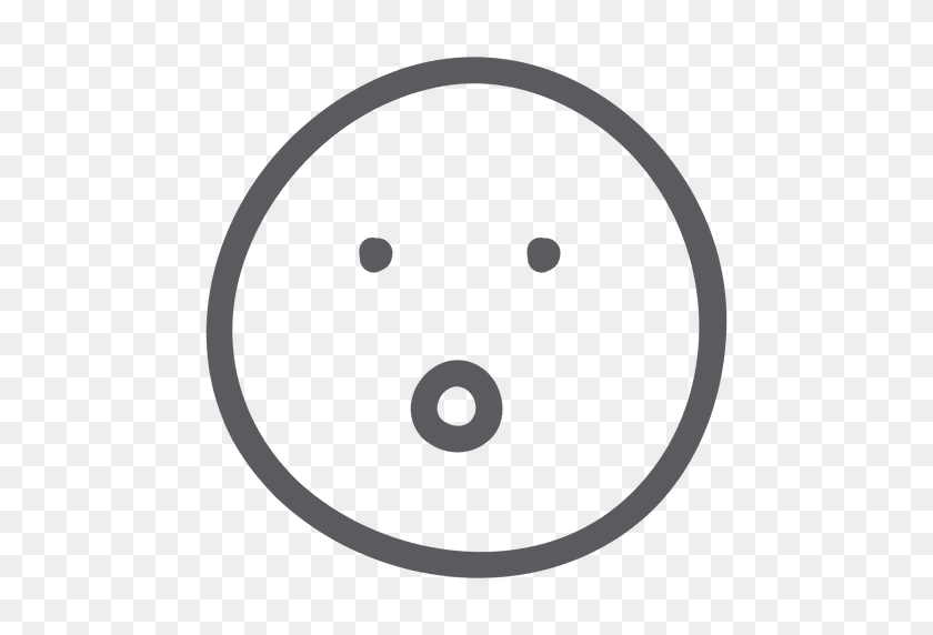 512x512 Смайлик Сюрприз Emoji - Удивленный Emoji Png