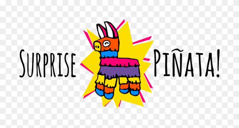 800x400 Surprise Pinata Design Easter And Baby - Pinata PNG