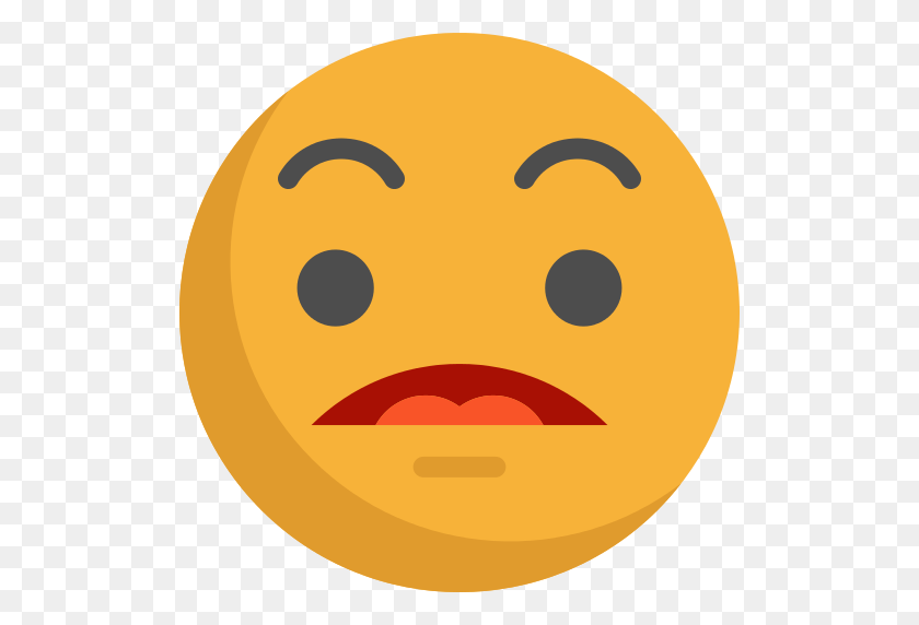 512x512 Значок Удивленный Emoji Png - Удивленный Emoji Png