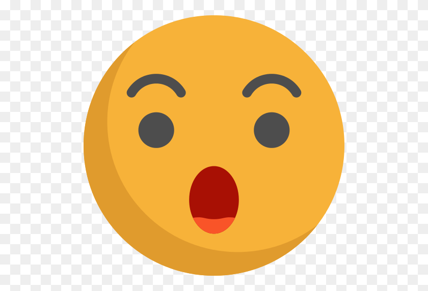 512x512 Surprised Emoji Png Icon - Surprised Emoji PNG