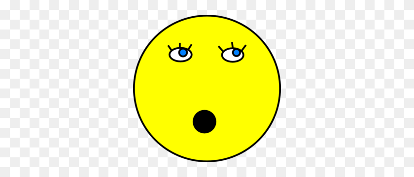 300x300 Surprised Smiley Face Clip Art - Shocked Face Clipart