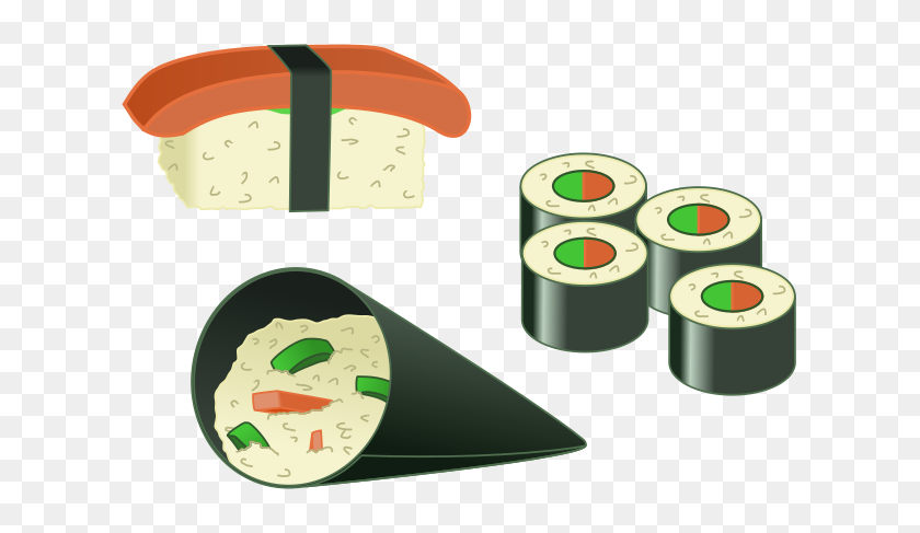 640x427 Sushi - Sushi Clipart Png
