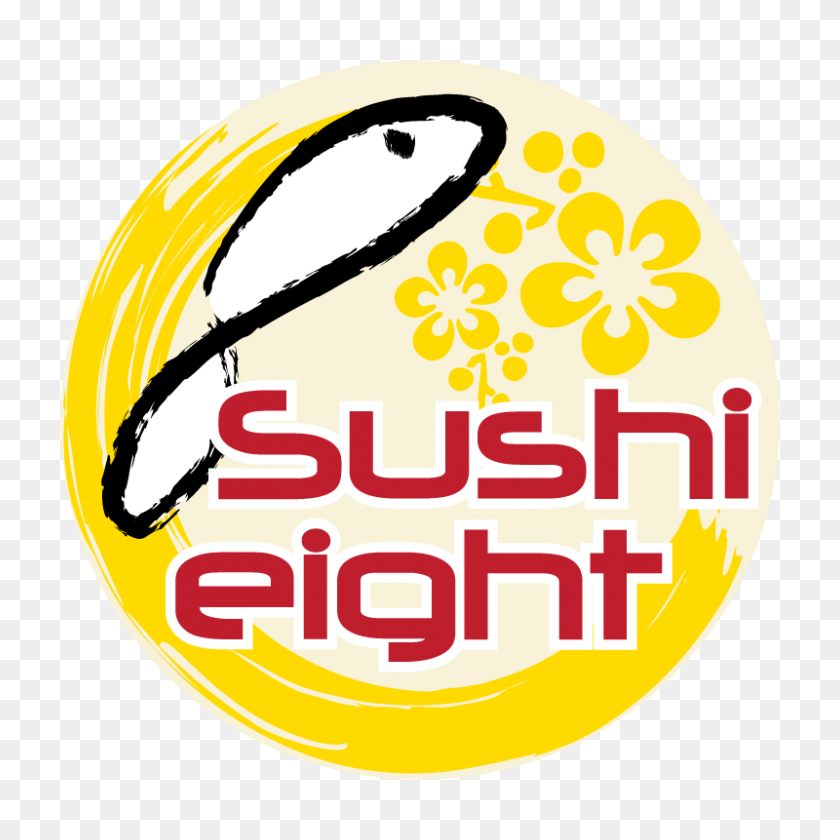 800x800 Sushi Eight - Sushi Clipart PNG