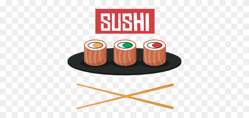 384x340 Sushi Cocina Japonesa Makizushi California Roll Chef Gratis - Sushi Clipart Png