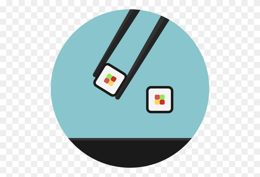 512x512 Sushi Png Icon - Sushi Clipart PNG