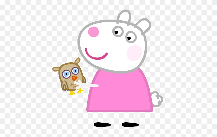 441x472 Suzy Sheep Peppa Pig Fanon Wiki Fandom Powered - Pig In Mud Clipart