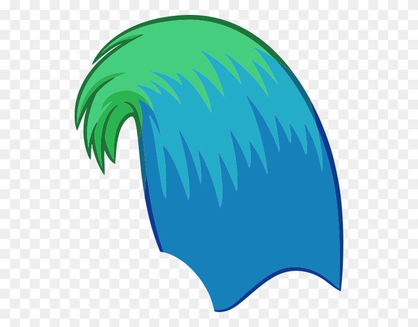 540x597 ¡Svgs Para Frikis! - Trolls Cabello Png