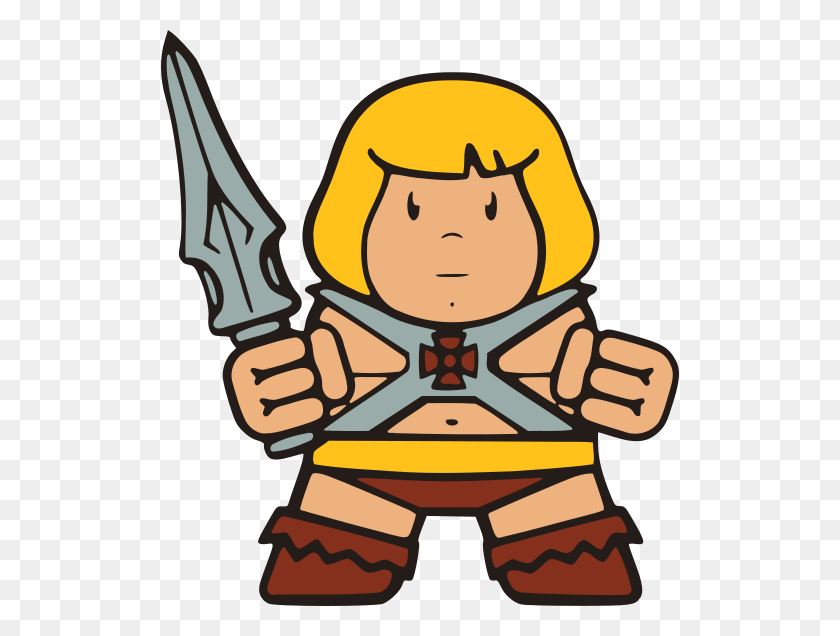 518x576 Svgs For Geeks! - He Man PNG