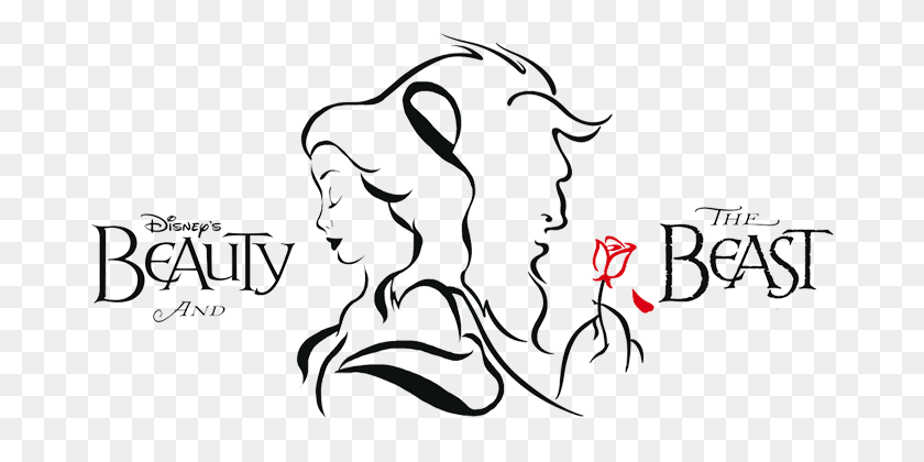 700x360 Svhs Presents Beauty And The Beast Waxi - Beauty And The Beast Black And White Clipart