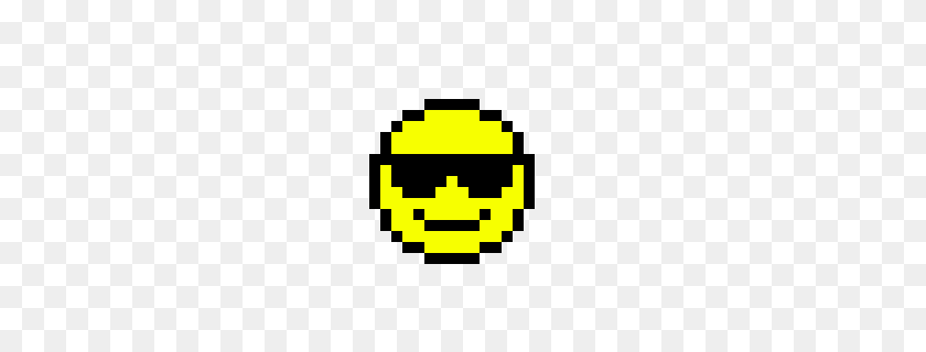 270x260 Swag Gafas Emoji Pixel Art Maker - Gafas De 8 Bits Png