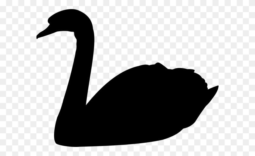 600x455 Swan Clipart Black And White Nice Clip Art - Duck Clipart Black And White