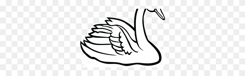 300x200 Swan Clipart Png Png Image - Swan PNG