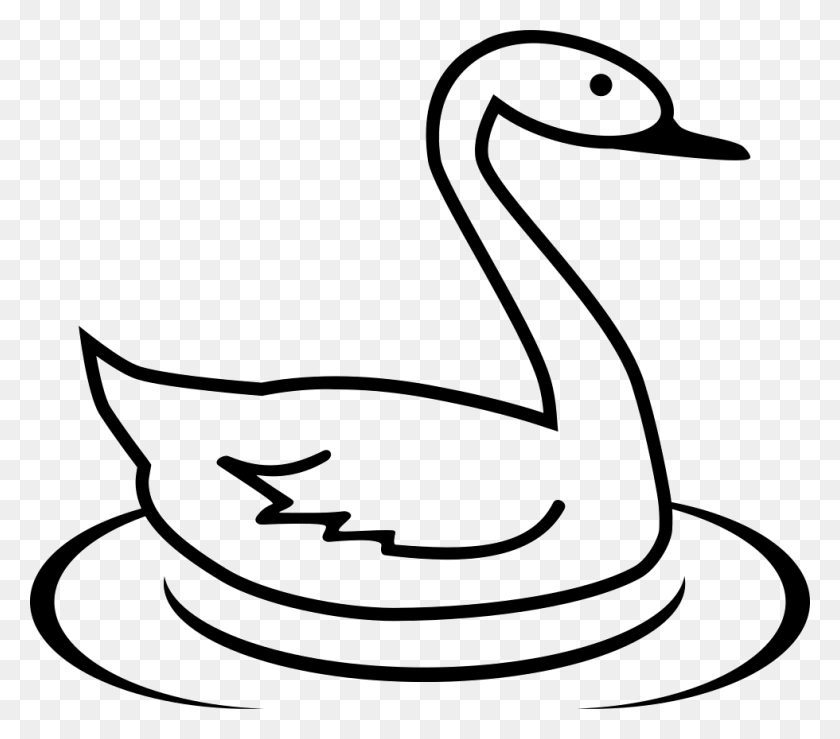 980x854 Swan Png Icon Free Download - Swan PNG