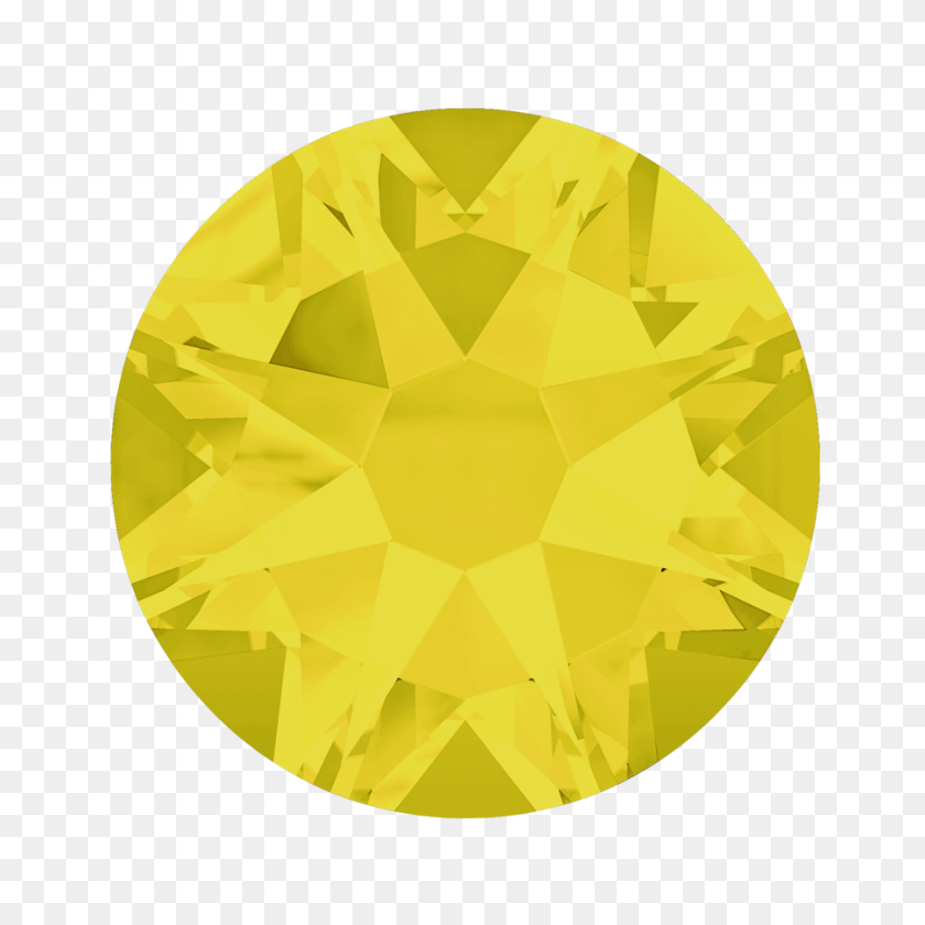 900x900 Diamantes De Imitación De Swarovski Ópalo Amarillo - Diamante De Imitación Png