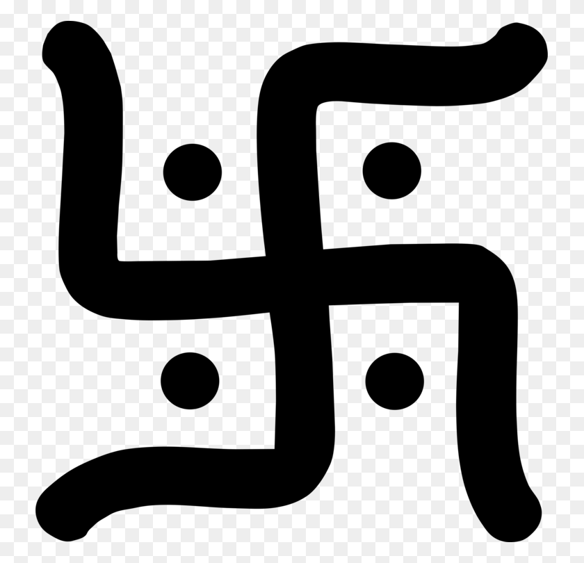 737x750 Swastika Hindu Iconography Hinduism Symbol Christian Cross Free - Swastika Clipart