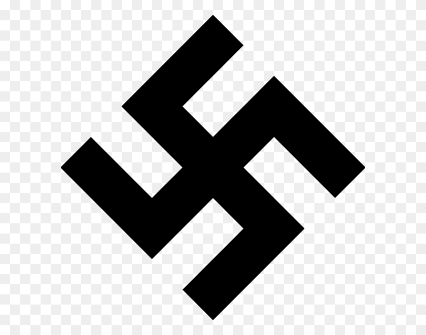 600x600 Swastika Nazi - Nazi Clipart