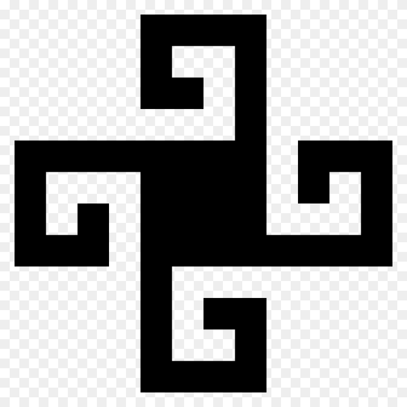 1024x1024 Swastika Symbol Png, Fileanarcho Swastika - Swastika PNG