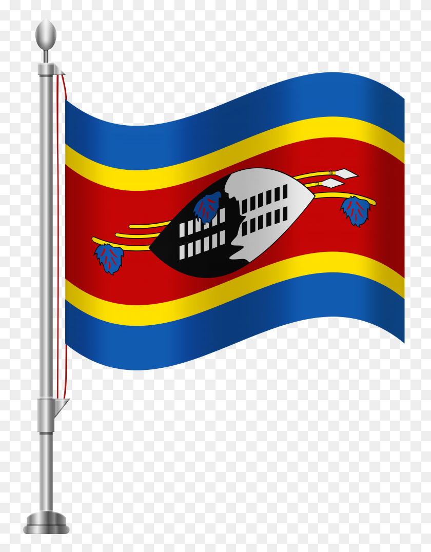 6141x8000 Bandera De Swazilandia Png Clipart - Sports Fan Clipart