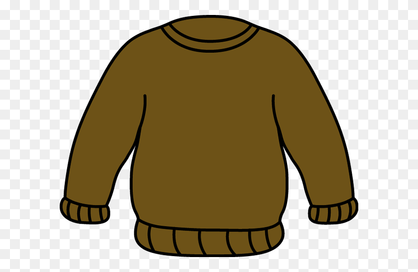 600x486 Sweater Clip Art - Winter Clothes Clipart