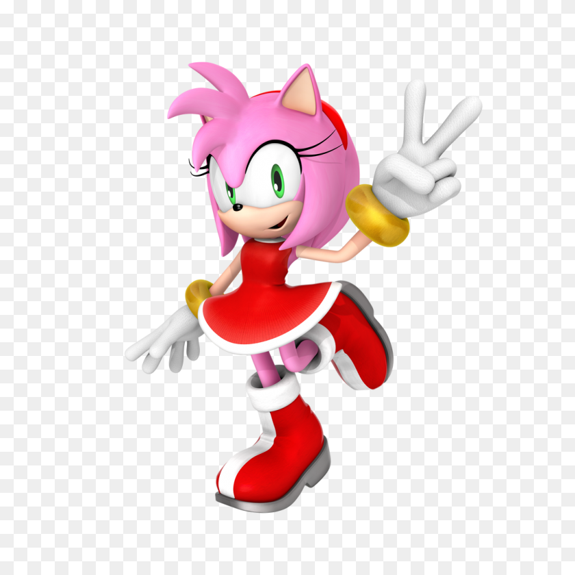 1024x1024 Sweet Amy Rose Render - Amy Rose PNG