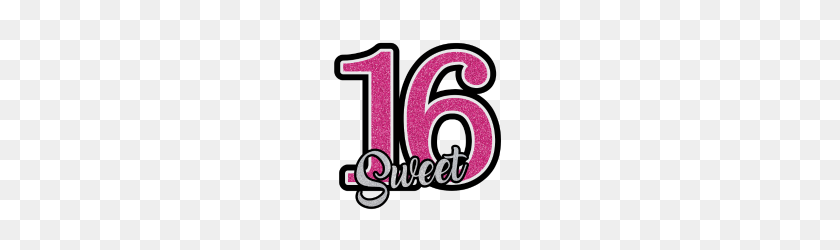 190x190 Sweet Birthday Gift Present Highschool - Sweet Sixteen Clipart