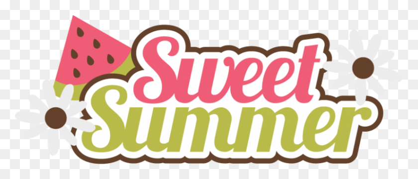 800x308 Sweet Clipart Summer - Summer Clip Art Free