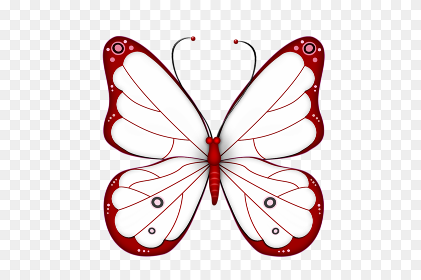 496x500 Сладкое Сердце Трафареты Бабочка, Бабочки Картинки - Контур Бабочки Клипарт