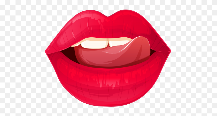 500x390 Sweet Lips Png Clip Art - Big Mouth Clipart