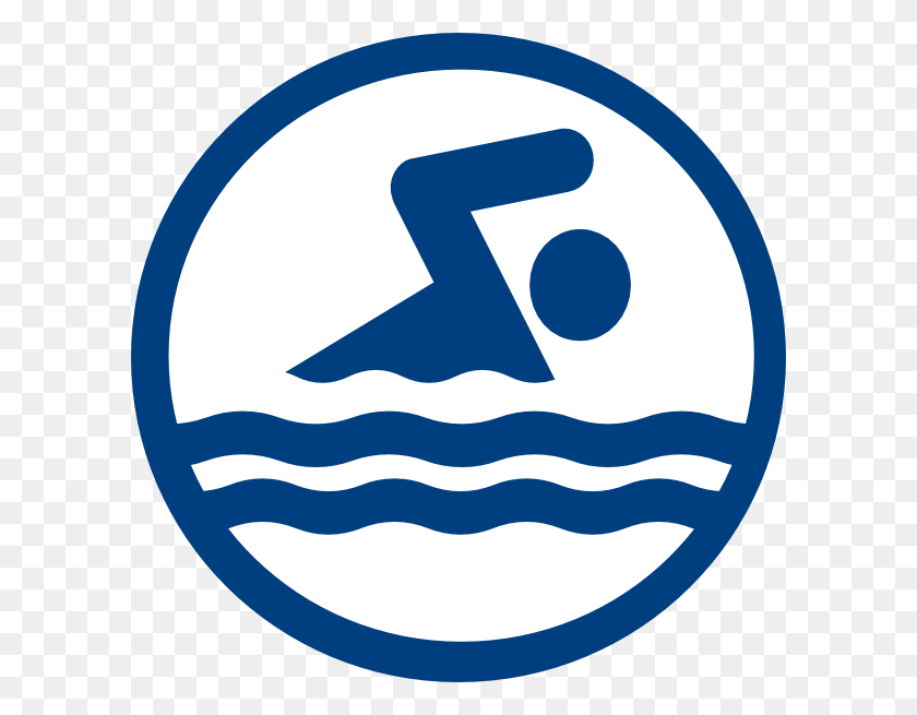 600x595 Пловец Логотип Плавать Логотип Значок Картинки Движение - Люди Плавание Клипарт