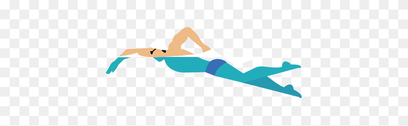 403x201 Swimmer Png Hd Transparent Swimmer Hd Images - Person Swimming Clipart