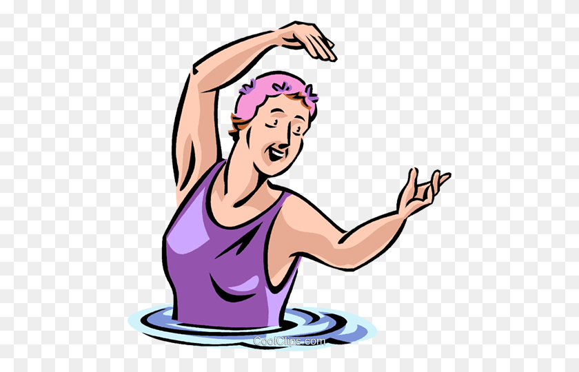 470x480 Плавание Роялти Бесплатно Векторные Иллюстрации - Человек Плавание Клипарт