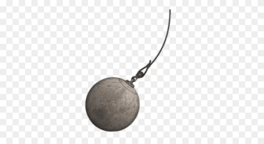 400x400 Swinging Wrecking Ball Transparent Png - Ball And Chain PNG