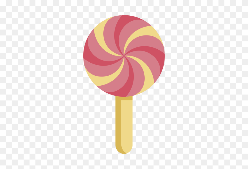 512x512 Swirl Lollipop Icon Dessert Icon - Lollipop PNG