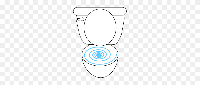 225x296 Swirly Toilet Clip Art Free Vector - Toilet Clip Art Free