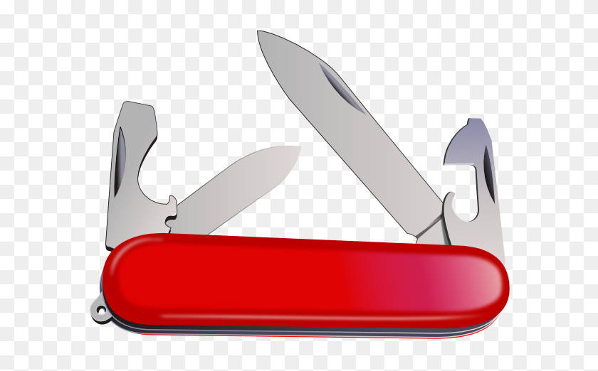 600x462 Swiss Army Knife Clip Art - Pocket Knife Clipart