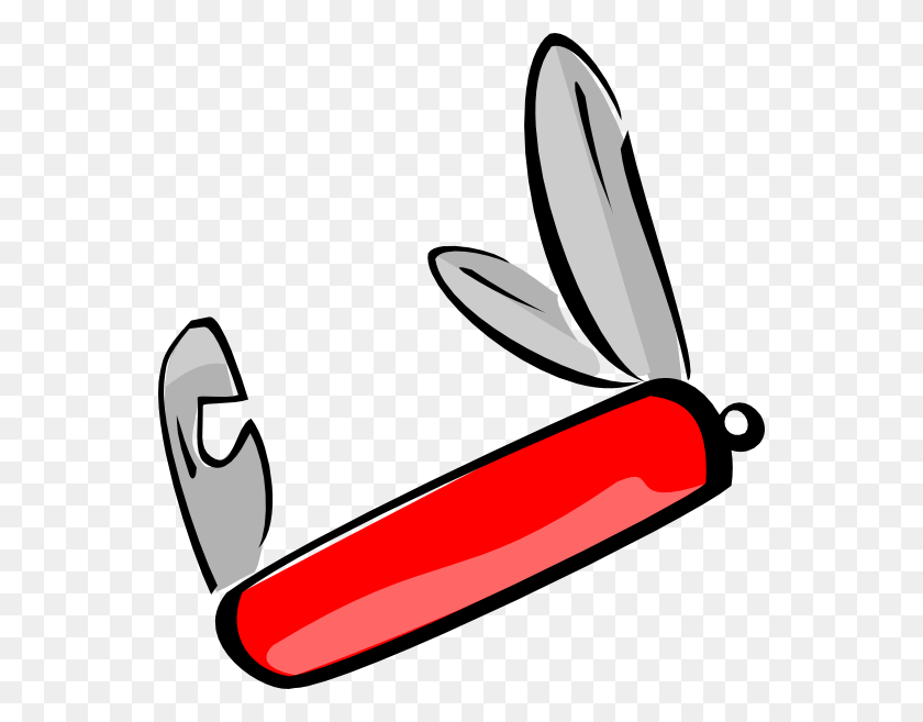 552x597 Swiss Army Knife Clip Art Free Vector - Army Clipart