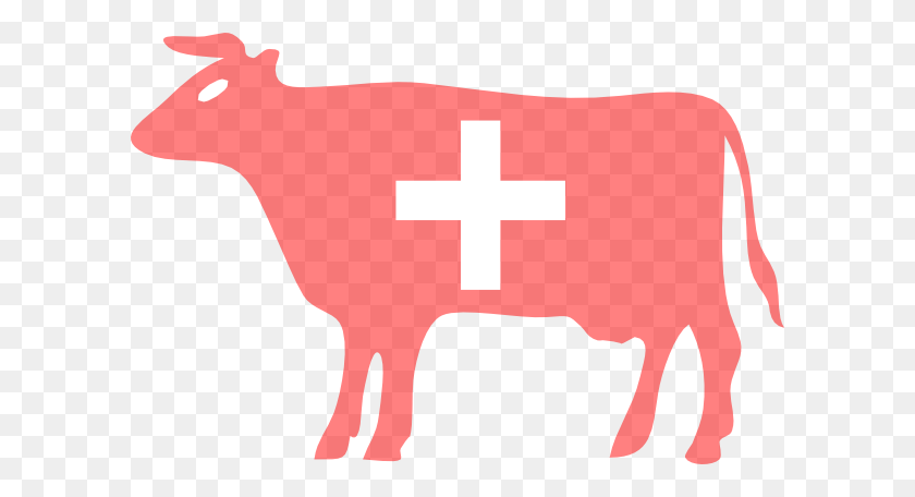 600x396 Swiss Cow Clip Art - Brown Cow Clipart