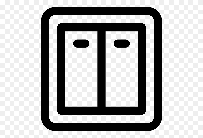 512x512 Switch Off Png Icon - Off White PNG
