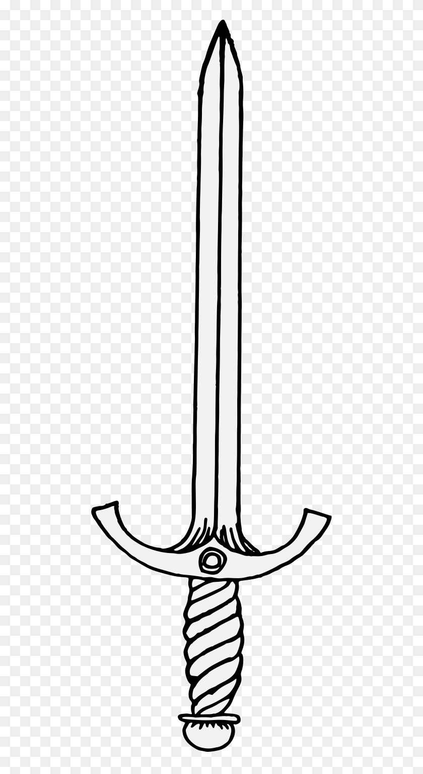 506x1474 Sword - Viking Sword Clipart