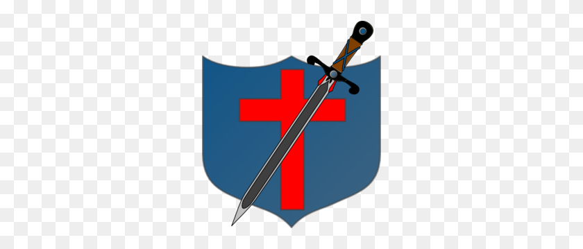 258x299 Sword And Shield - Sword And Shield Clipart