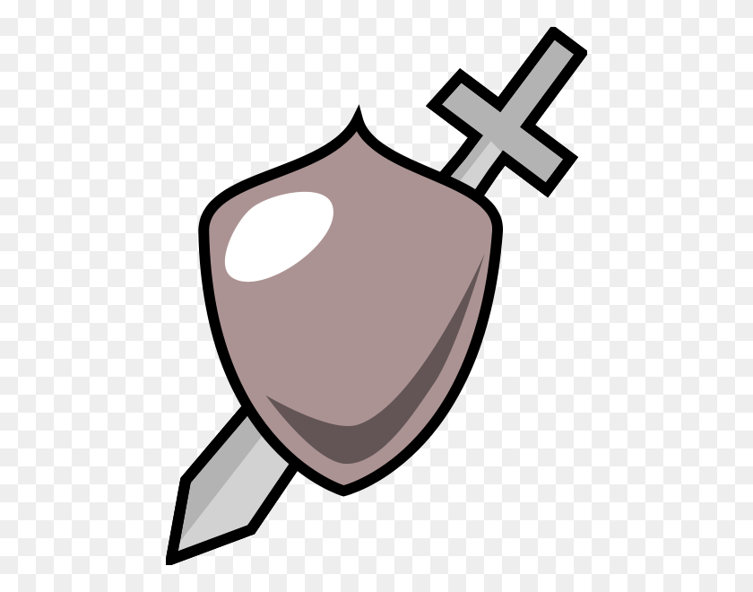 470x600 Sword And Shield Clipart - Viking Sword Clipart