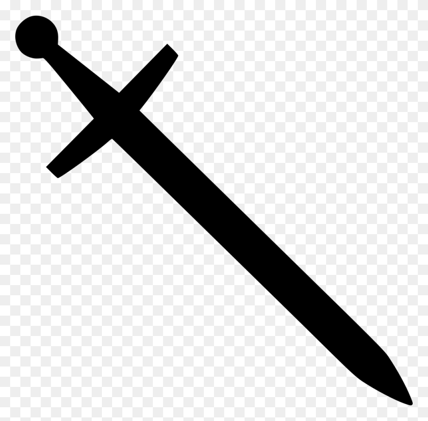 980x964 Sword Blade Knight Classic Png Icon Free Download - Blade PNG