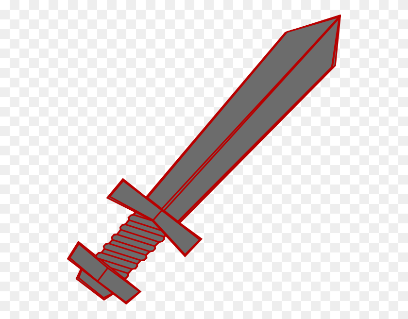 564x597 Sword Clip Art - Sword Clipart