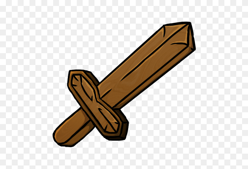 512x512 Sword, Wooden Icon - Wood Cross PNG