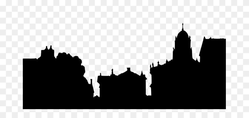 685x340 Sydney Skyline Silhouette Drawing - Cityscape Clipart